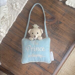 Blue Bear Door Hanger by